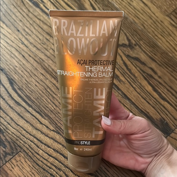 Brazilian Blowout- Açaí Protective Thermal Straightening Balm - Gold- New - Picture 1 of 1